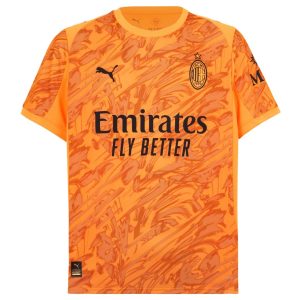 Orange AC Milan Goalkeeper Away 2025-26 Jersey