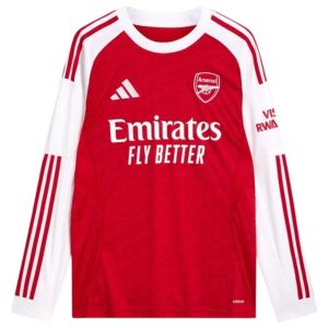 Arsenal 25-26 Long Sleeved Home Shirt