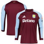 Aston Villa Long Sleeve Home Shirt 2025-26